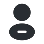 Profile Remove SVG Icon